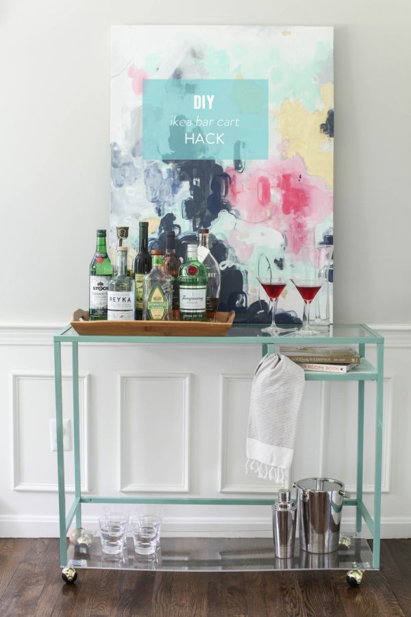 bar-cart-ikea-hack