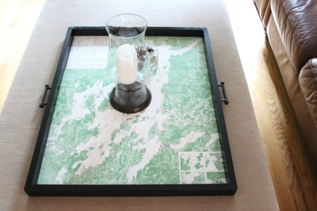 DIY-ideas-for-decorating-with-maps-tray-shine-your-light