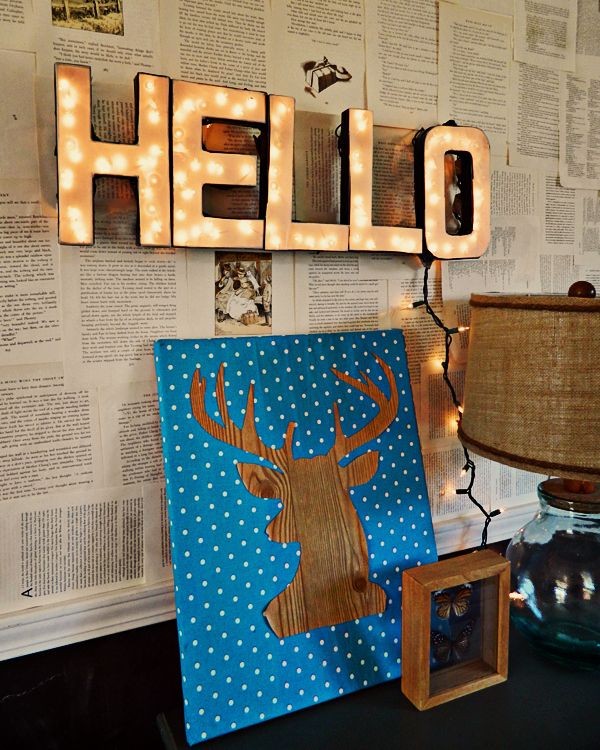 bars marquee hello letter lighting for 2014 christmas - christmas lights up decor christmas home dec-f08832