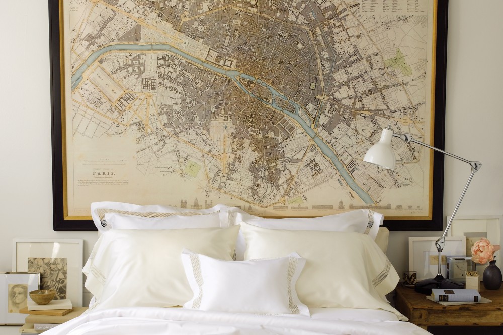 large-framed-map-for-bedroom-wall-decor