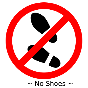 300px-No_Shoes.svg