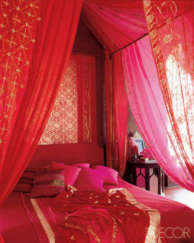 red-bohemian-bedroom