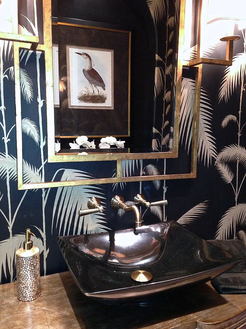 A-hint-of-metallic-glint-for-the-tropical-powder-room