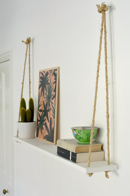 shelf diy rope