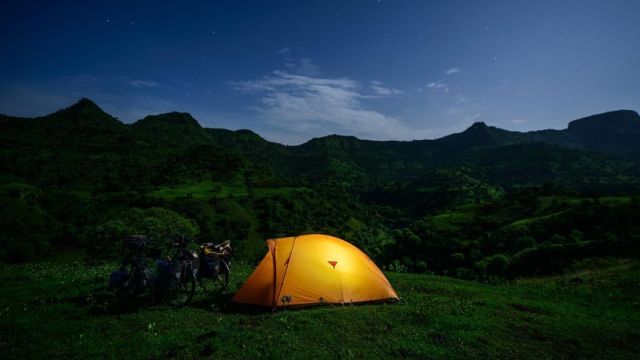 Camping in the highlands of northern Ethiopia